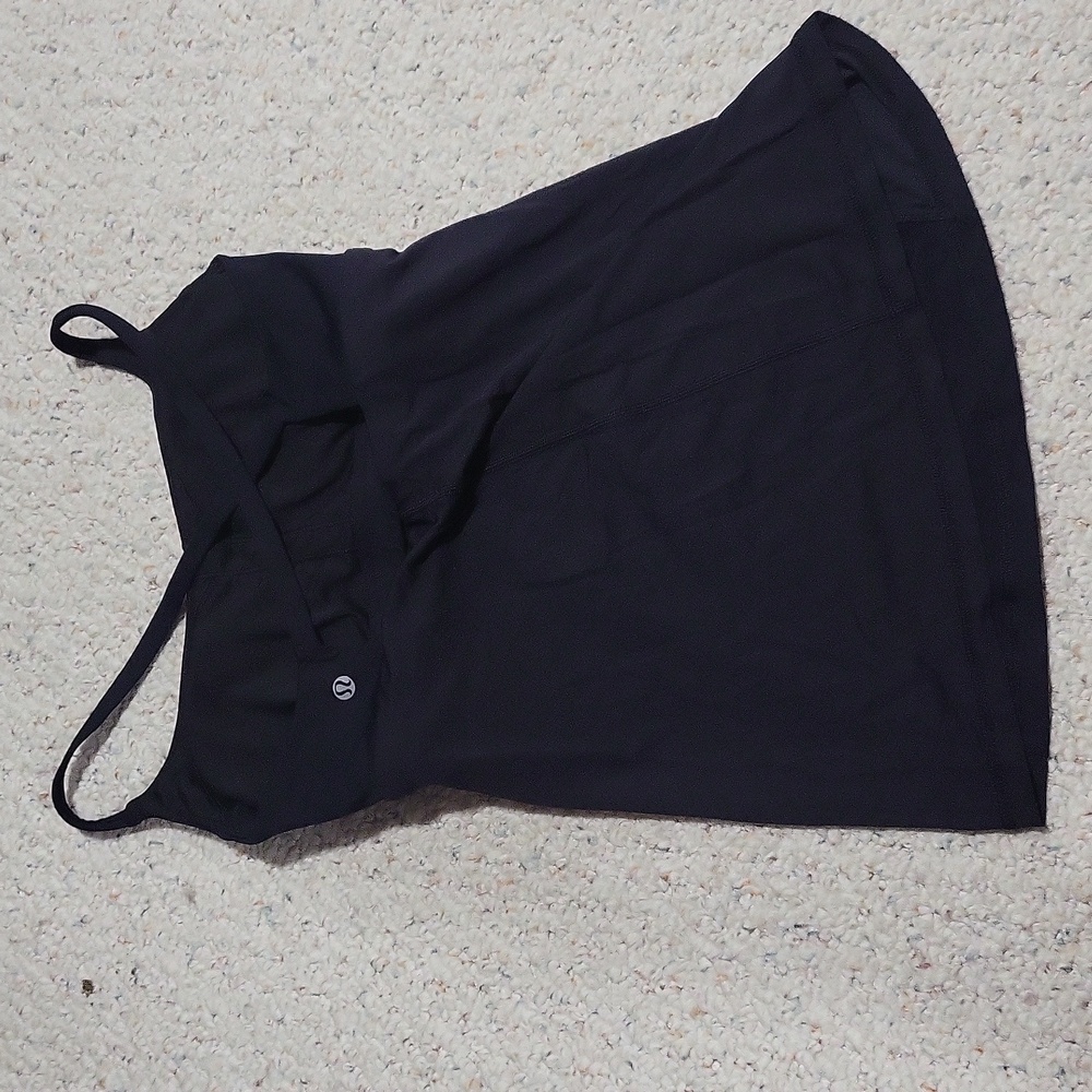 Lululemon Black Strappy Tank Top - Picture 2 of 4